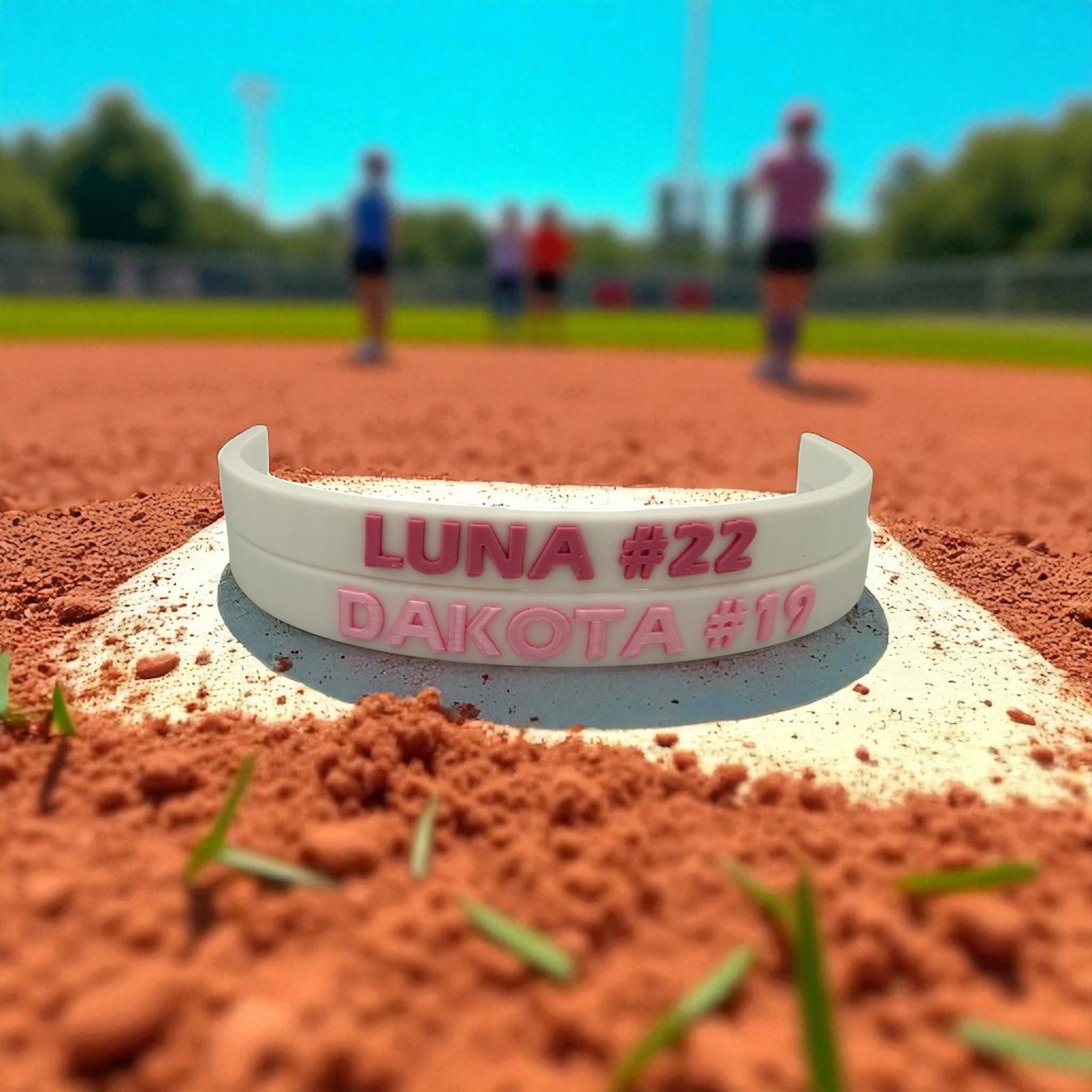 Player Plates - Softball Facemask Name Plates