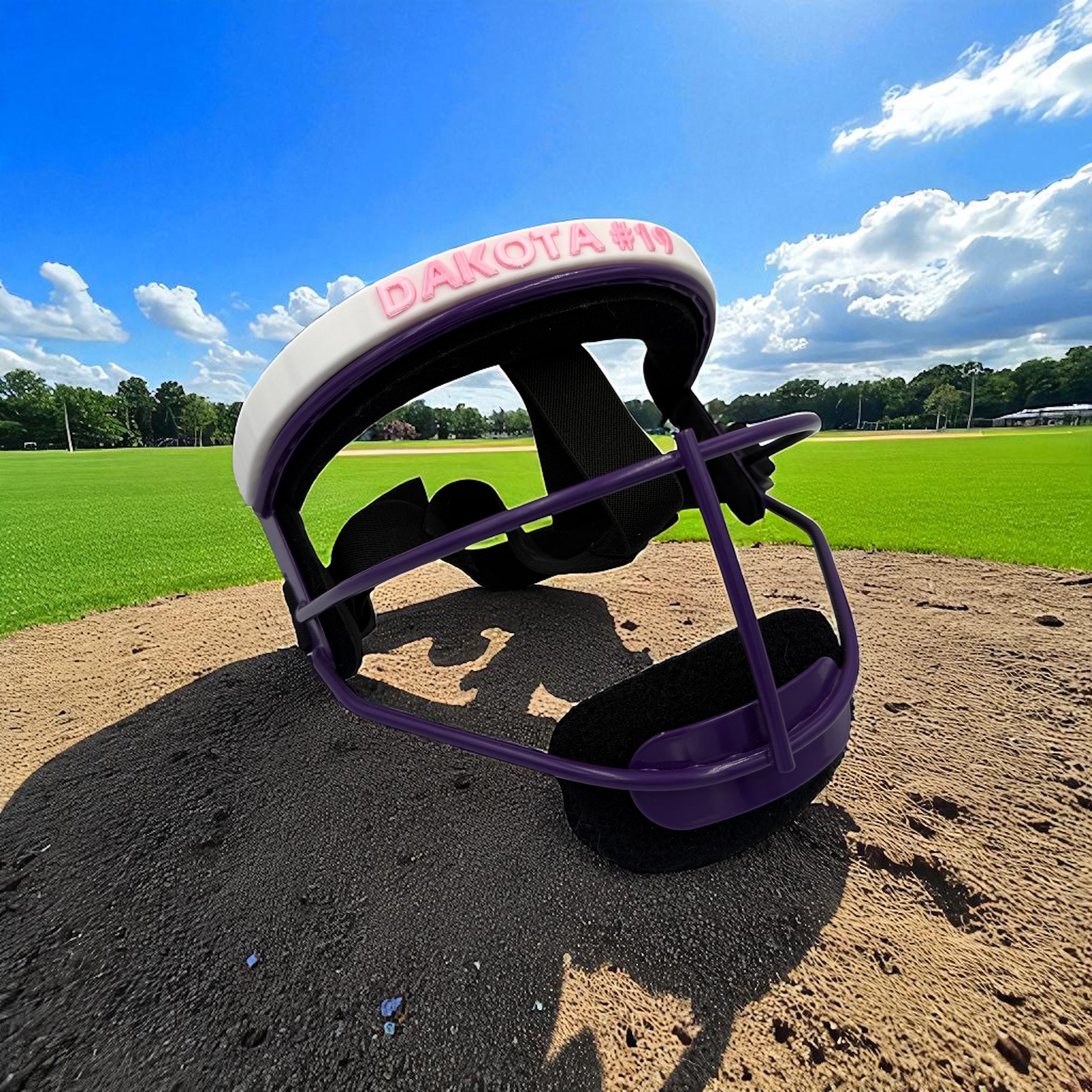 Player Plates - Softball Facemask Name Plates